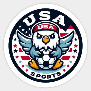 USA Soccer Logo Sticker